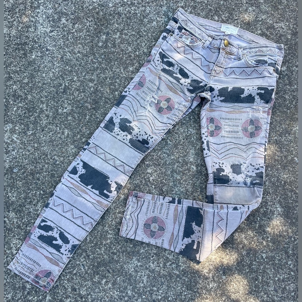 Current/Elliott Skinny Jeans Women’s Size 28 Tribal - Picture 5 of 16